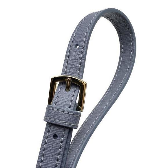 Furla Zipper Leather Crossbody Bag Blue - Picture 9 of 9